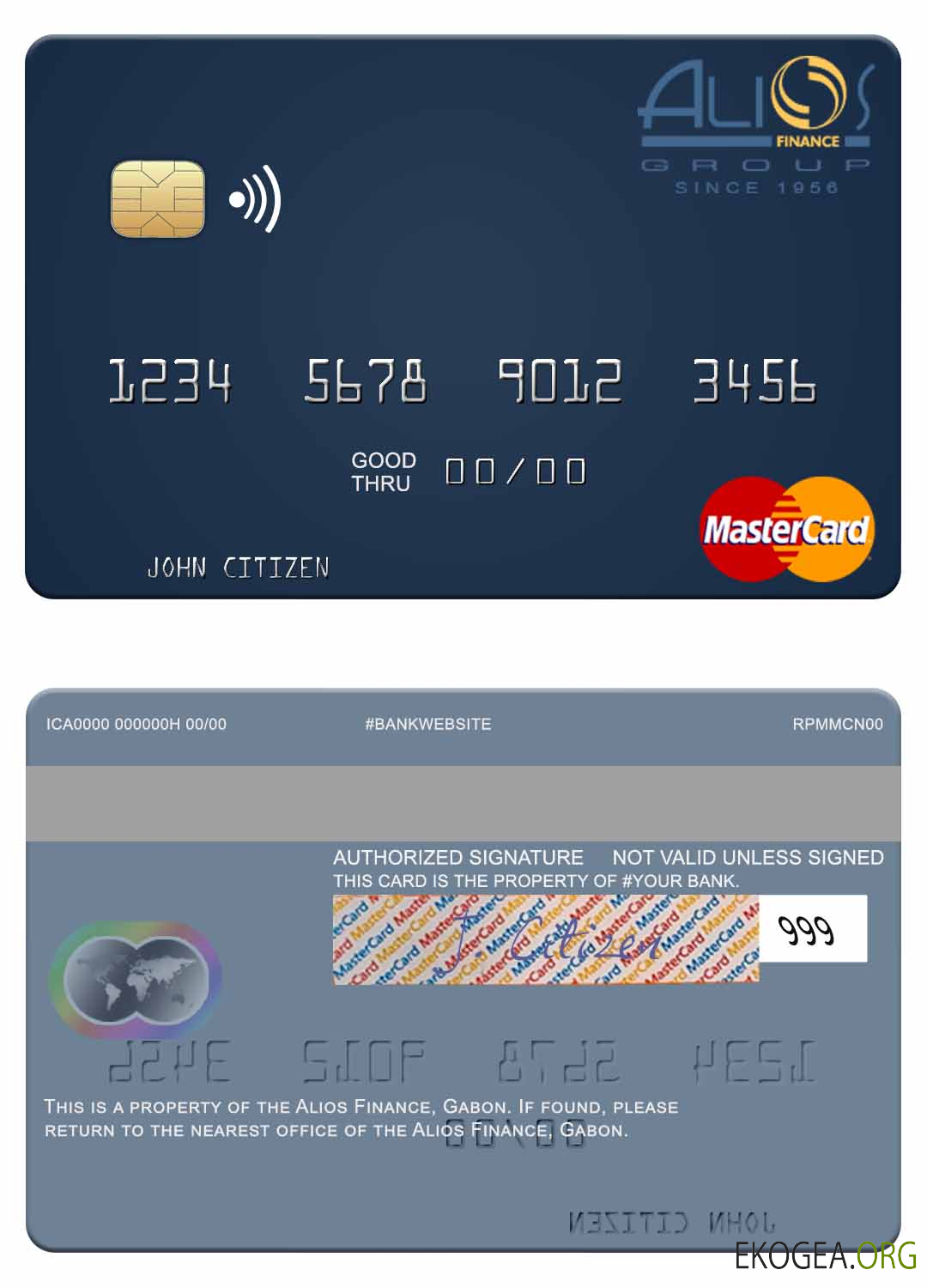 Carte Mastercard Gabon Alios Finance